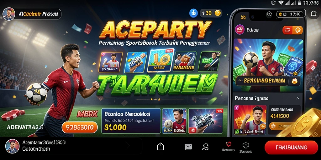 Tampilan gameplay menarik dari ACEPARTY Sportsbook saat taruhan berlangsung.