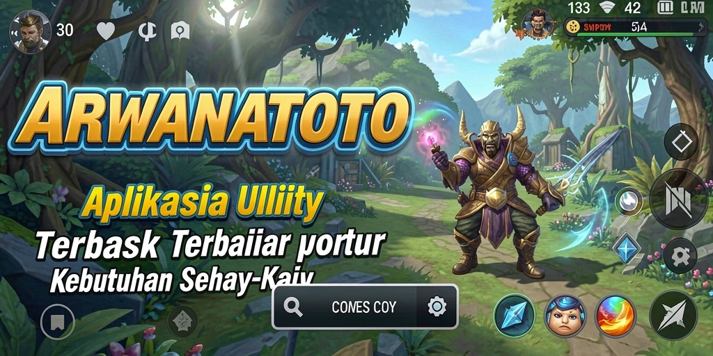 Tampilan antarmuka ARWANATOTO yang menarik dan mudah digunakan.