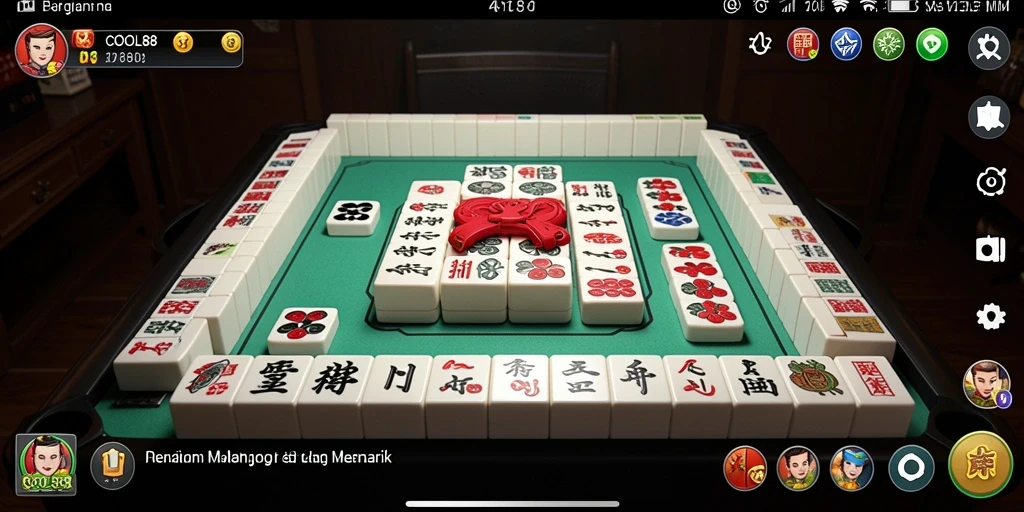 Gameplay seru COCOL88 saat bermain Mahjong dengan teman-teman.