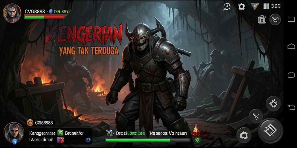 Screenshot menampilkan suasana menyeramkan di dunia <strong>CVG8888</strong>.
