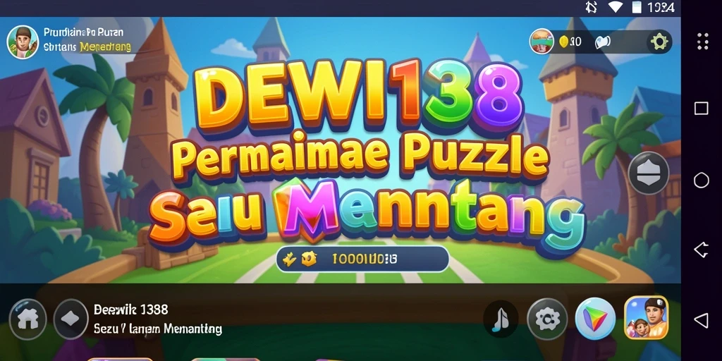 Screenshot dari gameplay DEWI138 yang penuh tantangan Puzzle.