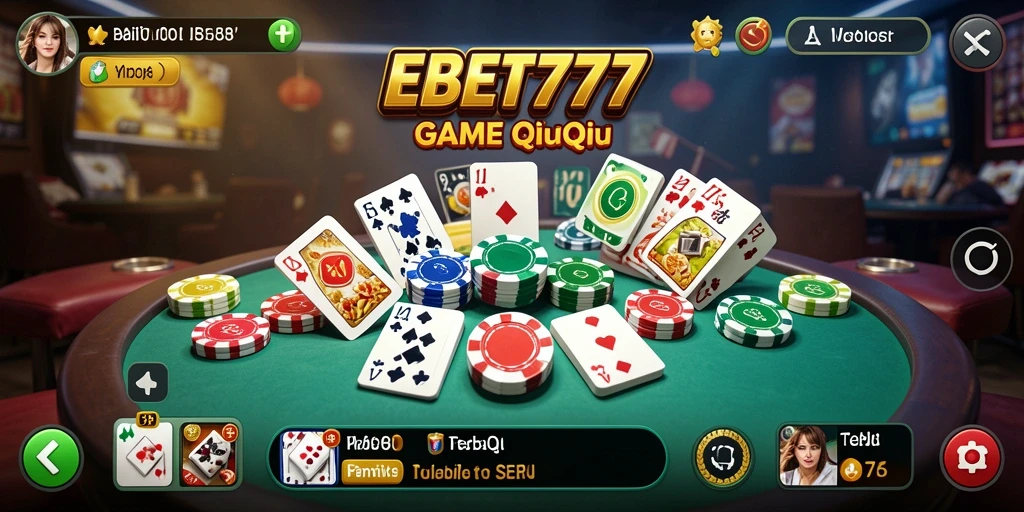 Tampilan gameplay QiuQiu yang seru dan menarik.