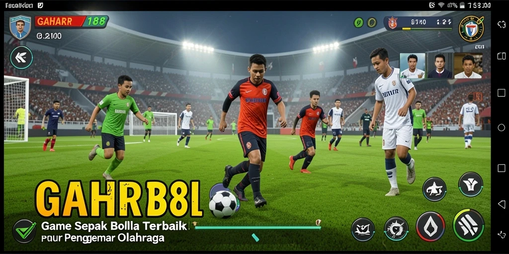 Tampilan gameplay GAHAR188 yang menegangkan dan penuh aksi di lapangan sepak bola.