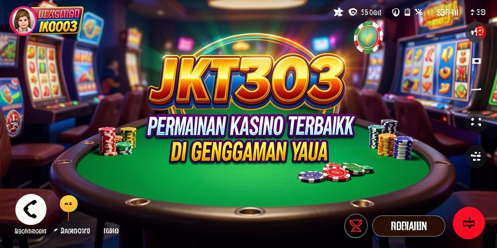 Tampilan layar permainan kasino yang menarik dengan grafis yang memukau.