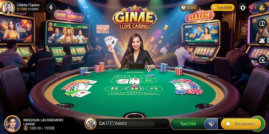 Tampilan gameplay Live Casino yang seru dan interaktif di LI789.