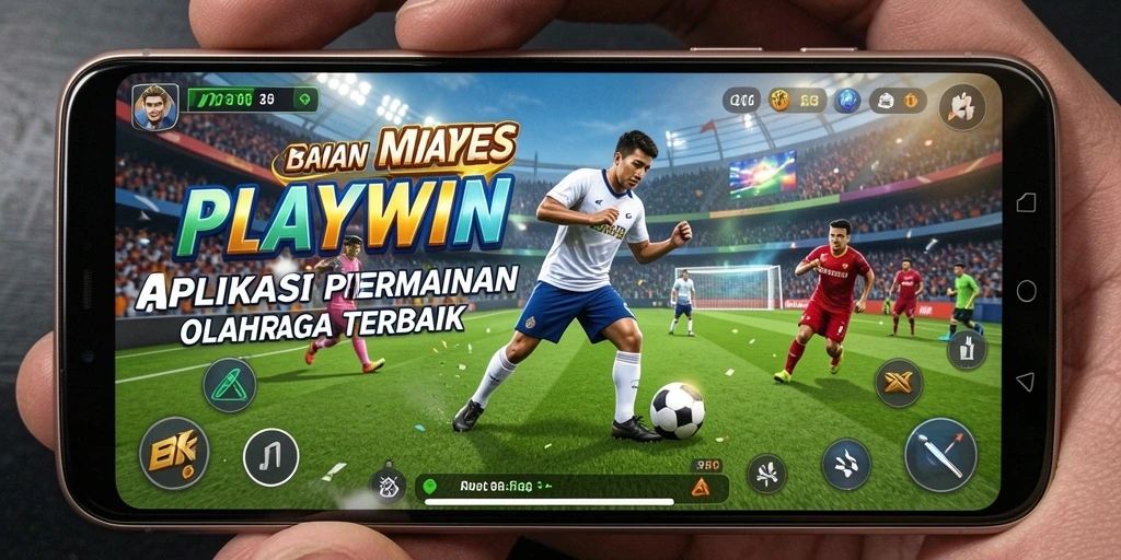 Screenshot gameplay <strong>PLAYWIN</strong> menunjukkan aksi seru dan kompetisi olahraga.