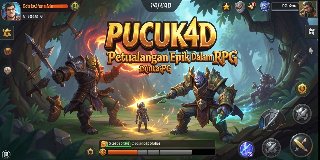 Tampilan gameplay RPG yang seru dan mendebarkan.