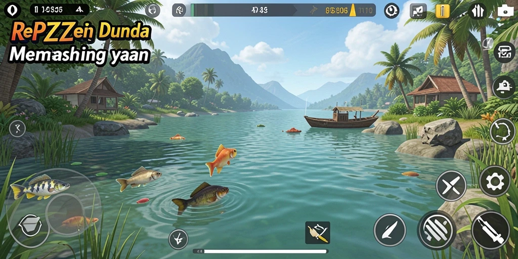 Tangkapan ikan besar dalam permainan RPZZZ yang mengasyikkan.