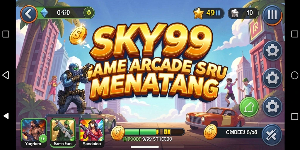 Tampilan gameplay <strong>SKY99</strong> yang penuh aksi dan tantangan.