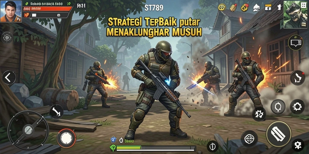 Tampilan gameplay dari ST789 yang penuh strategi dan tantangan.