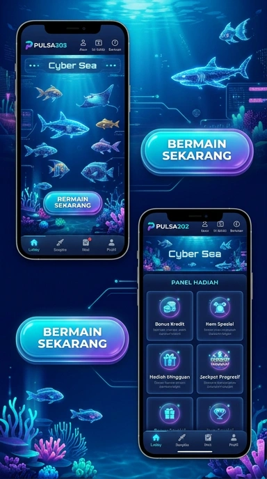 Tampilan awal aplikasi pulsa303 yang intuitif.