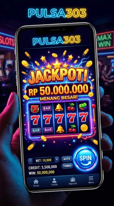 Menu kategori aplikasi di pulsa303 yang lengkap.